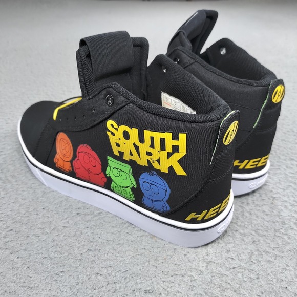 South Park Heelys Shoes Mens Size 10 Black Skate Racer HES10597 Wheels Included main image 13